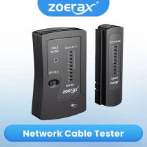 ZoeRax Tester per cavi Ethernet di rete per LAN RJ45 Cat5 Cat5e Cat6 Cat6a Cat7 UTP/cavo schermato e RJ11 RJ12