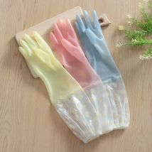Wasserdichte Hausarbeit-Reinigungshandschuhe, Küchenreinigung, Latex, Haushalt, Geschirrspülen, Wäschehandschuhe, verschleißfeste Gummihandschuhe