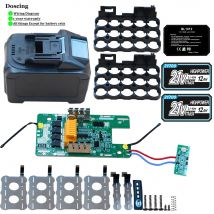 21700*15 Zellen Batteriegehäuse 50A Entladeschutz PCB BMS für Makita 18V Batterie DIY BL1860 BL1830 BL1890 8,0Ah 12Ah Kapazität