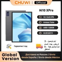 CHUWI Hi10X Pro Unisoc T606 4G LTE 10.1 Inch 800*1280 IPS Screen 4GB RAM 128GB ROM Tablets 2.4G/5G Wifi Android 14 Tablet PC