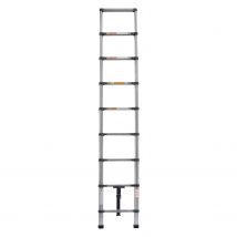 EFAN Scale Estensibile Telescopico 8.5FT/2.6M Scala Heavy Duty Multiuso Dritto Soffitta Loft Scala Portatile Pieghevole EN131