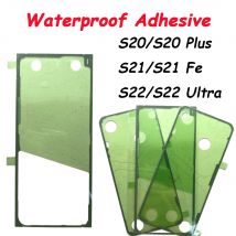 Wasserdichter Aufkleber für Samsung S23 S21 S20 Ultra S21 Fe S21 Plus Klebeaufkleber Rückseite Gehäuse Batterieabdeckung Klebeband Aufkleber