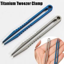 2025 1 STÜCK Tragbare Titanlegierung Pinzette Outdoor Survival Camping Reise Mini Werkzeuge EDC Ausrüstung Outdoor-Tool Camping Liefert
