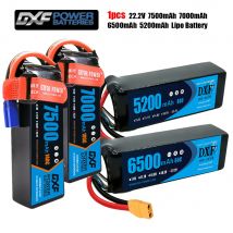 Batteria al grafene DXF 6S Lipo 22.2V 7500mAh 7000mAh 6500mAh 5200mAh XT90 XT60 EC5 T per FPV Drone Aerei Quadcopter Elicottero