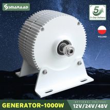 PMG 1000w Generator turbiny wiatrowej 12V 24V 48V 750 Rpm AC DC Power Magnetic Dynamo Turbina wodna