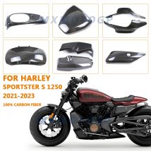 Für Harley Sportster S RH 1250 1250S 2021 2022 2023 100% Carbon Fiber Schwanz Sitz Seite Panels Abdeckung Verkleidung Motorrad zubehör