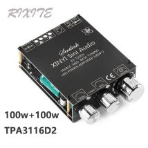 Płytka wzmacniacza audio Bluetooth 5.0 TPA3116D2 100W+100W do subwoofera, wzmacniacz stereo HIFI do kina domowego, wzmacniacz audio AMP AUX