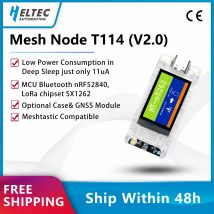 Heltec Mesh Node T114 V2.0 Meshtastic Gnss Tracker  SX1262 LoRaWAN LoRa Arduino BLE  Positioning Devboard Low Power