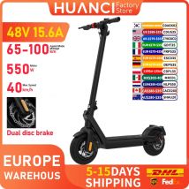 HUANCI X9 Scooter Elettrico Per Adulti 15.6AH 550W 48V 40KM/H Pieghevole Monopattino Elettrico 10 Pollici E Scooter Skateboard Elettrico