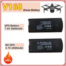 Drohnenbatterie V168 für V168/V168 PRO/ V168 PRO MAX KEINE GPS-/GPS-Batterie für V168 PRO-Batterie Großhandel Bateria 3,7 V/7,4 V