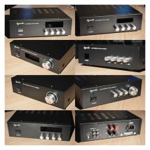 KYYSLB 255*214*73MM A94 Verstärker Chassis Haus Gehäuse DIY Box Amplificador Fall Shell mit Knopf