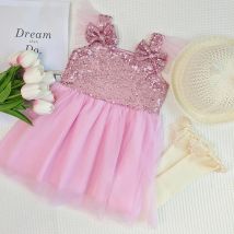 Prinzessin Tutu Kleid Kinder Pailletten Glitter Kleid Hochzeit Wachsen Mädchen Blume Schöne Kleidung Outfits Geburtstag Party Geschenk Von Kinder
