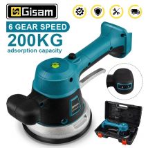Gisha Cordless Tiler Vibratore Piastrellatrice 6 Velocità Automatico Livellamento Piastrelle Regolazione Assorbe Strumento Per Makita 18V Batteria Spille
