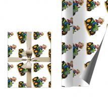 Kundenspezifisches Geschenkpapier zum Thema Geburtstagsparty-Cartoon-Bauernhof, Party-Snacks und Geschenkpapier zum Gedenken an den Gedenken