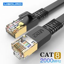 Cavo Ethernet Cat 8 Cavo di rete Cat8 Internet LAN 40Gbps 2000Mhz per router Ps4 Laptop 0,5m - 5m 10m 15m 20m 30m Piatto rotondo