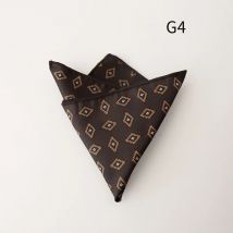 Marken-Taschentuch für Herren, Vintage, geometrisch, Einstecktuch, weiche Taschentücher, Hochzeit, Party, Business, Seide, bunt, Brusttuch, Geschenk, Marineblau