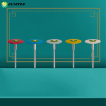 1 pc Dental gummi Diamant polierer Radscheibe für Porzellan Zirkon oxid Zahnarzt 26mm Polierer Restaurationen HP Labor instrument