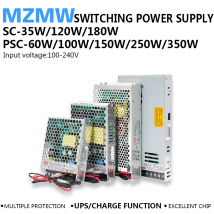UPS/Funzione di carica Alimentatore switching 35W 60W 100W 120W 150W 180W 250W 350W 110/220V AC/DC 12V 24V Caricabatteria