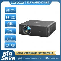 Oficjalny projektor Laresar A1 Netflix 4K 1000ANSI Natywny rozdzielczość 1080P Android TV Auto Focus/Keystone WiFi6 BT5.2 Dolby Home Cinema