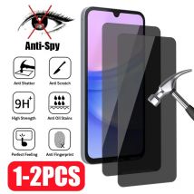 1-2 SZTUK Szkło ochronne do Samsung Galaxy A54 A55 A15 A14 A53 A13 A34 A35 A33 A52S A22 A32 S20 S21 FE 5G Anti-Spy Screen Protector