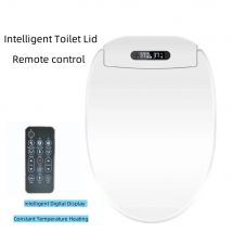Intelligente Toilettendeckel-Fernbedienung, intelligenter beheizter Bidet-Toilettensitz mit Warmlufttrockner, Wasser, Wind, Temperatur einstellbar ﻿