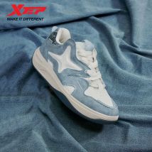 Xtep STAR-X Skateboard-Schuhe für Damen, 2025, Frühling, lässig, leicht, Sportschuhe, Vintage-High-Street-Turnschuhe 875118310014
