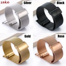 Milanaise-Armband, 18 mm, 20 mm, 22 mm, Metallarmband für Huawei Watch GT5/GT4, Schnellverschluss-Armband für Samsung Galaxy Watch 7/6/5/4