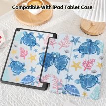 Fall für iPad 10.2/Pro11/10./10.5/10.9/Air6/12.9/Mini6, Unterstützung Schlaf aufwachen, doppelseitiger Druck mit Stifts chlitz design