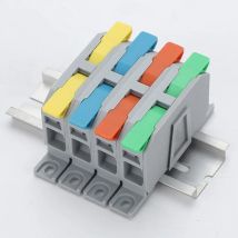 Einsteckbarer Schnellklemmenblock, Verteilerkasten, DIN-Schienen-Klemmenpfosten, Hebel-Crimp, extrem hohe Leistung, Anschlussklemme 75 A