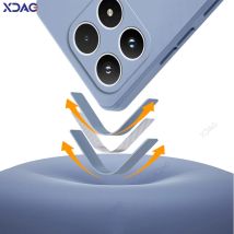 Custodie per cellulari Candy di lusso per Xiaomi 17 5G Protezione fotocamera Xiaomi17 Copertine morbide alla moda Armatura quadrata in silicone liquido Coque