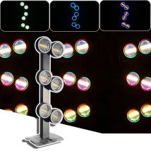 NOWA LAMPA ROTACYJNA 300W W STYLU RETRO, OŚWIETLENIE AUDYENCKE LED RGB, LAMPA ŚCIENNA PAR DMX512 DO IMPREZ, KLUBÓW, DJ-ÓW, DISKOTEK, NA BOŻE NARODZENIE, OŚWIETLENIE SCENICZNE