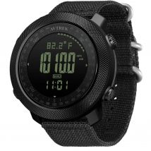 Avertk Herren Sport Digitaluhr Laufen Militäruhren Outdoor Kompass Höhenmesser Barometer Uhr wasserdicht 50m Armbanduhren