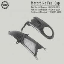 For Ducati ABS Carbon Fiber Fuel Tank Monster 696 795 796 1100 Upper and Lower Fuel Tank Center Cover Fuel Tank Side Cover