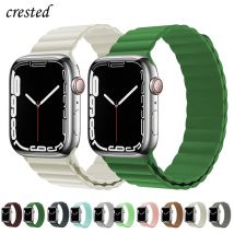 Magnet armband für Apple Uhren armband 44mm 40mm 45mm 41mm 42mm 38mm iwatch 3 5 4 6 se Silikon armband Apple Watch Serie 7 45mm