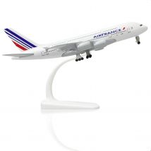 20CM Air France A380 Plane Model Alloy Metal  Diecast Collection Aircraft Children toys	 toys boys kids Collectible Gift