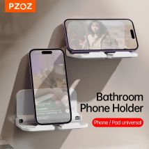 Pzoz Wand halterung Ladegerät Haken hängen Ständer Halterung Dock Handy Tablet Halter auf Wand faltbare Dusch halter geklebt