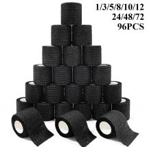 Schwarz Tattoo Grip Bandage Abdeckung Wraps Bänder Vlies Selbstklebende Sport Bandage Band Finger Schutz für Tattoo Zubehör