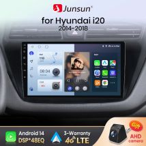 Junsun V1 Carplay Radio Android per Hyundai I20 2014 2015 -2018 2019 AI Voice 4G navigazione multimediale per auto GPS 2din autoradio