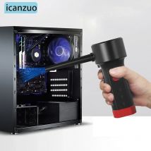 Lattina d'aria compressa per computer, pulizia del computer con soffiatore d'aria elettrico, pulitore per polvere d'aria senza fili per briciole di tastiera del PC