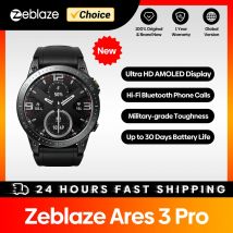 [Nowy 2023] Zeblaze Ares 3 Pro Smartwatch Ultra HD wyświetlacz AMOLED rozmów głosowych 100 + tryby