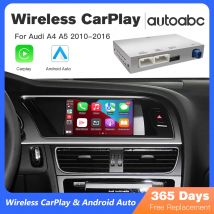 Bezprzewodowy CarPlay Android Auto dla Audi A4 A5 Q5 S5 B8 2008-2016 z 3G MMI, model z funkcją Mirror Link AirPlay, odtwarzanie multimedialne z przodu/od tyłu
