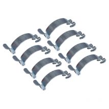 8Pcs Air Filter Cleaner Housing Box Lid Spring Clip Clamp Fit for Toyota Landcruiser 100 105 Tacoma Truck Avalon Camry Silver