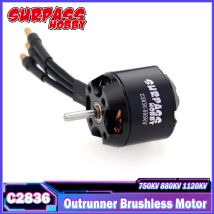SURPASS HOBBY C2836 2836 750KV 880KV 1120KV Outrunner Bürstenloser Motor für RC FPV Starrflügelflugzeug Flugzeug Racing Drone Glider