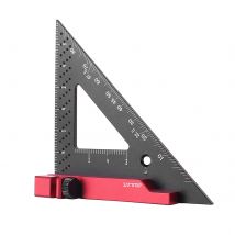 Zimmermannsquadrat-Werkzeug mit Anschlag, 90-Grad-Präzisions-Holzbearbeitungsmaschinist, Messquadrat, Herstellung von Messgerät, dreieckiges quadratisches Lineal