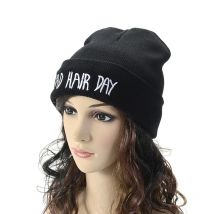 Marke oohmy 22 Farben Winter Unisex lustige schlechte Haare Tag Hip Pop Mütze Hut Frauen Männer Ski mütze