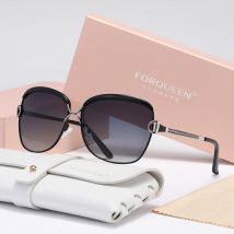 FORQUEEN Polarisierte Sonnenbrille Frauen Gradienten Objektiv Dame Sonnenbrille Für Urlaub Luxus Oculos Lunette De Soleil Femme