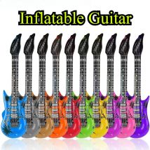 Simulation Aufblasbare Spielzeug Gitarre Sommer Outdoor Pool Strand Aufblasbare Modell PVC Wasser Party Bühne Musical Instrument Dekor