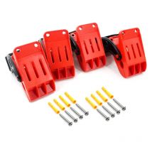 4 Stück Auto Boden matte Wasch klemme Hochleistungs-Fuß polster halter Mehrzweck-Wand befestigungs clips für die Auto wäsche