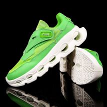 Casual Turnschuhe Männer Dicken sohlen Leichte Atmungsaktive Anti-slip Air Mesh Schuhe Männer Bequeme Weiche Spitze-up Sport schuhe Männer