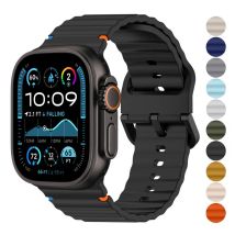 Silikonarmband für Apple Watch Band 44 mm 49 mm 40 mm 45 mm 42 mm 46 mm 38 mm Correa-Armband iWatch Serie 9 8 7 6 SE 10 Ultra 2 Band